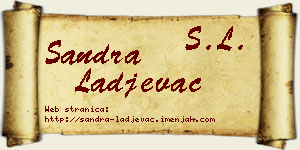 Sandra Lađevac vizit kartica